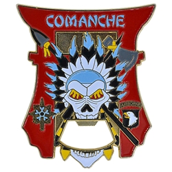 Comanche, 21st Engineer Battalion, 2 3/8" X 3"