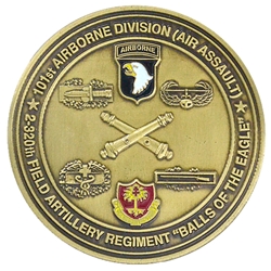 2nd Battalion, 320th Field Artillery Regiment, "Balls of the Eagle" (♣), 1 15/16"