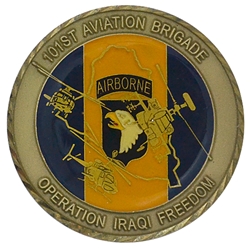 101st Aviation Brigade, 101st Aviation Regiment "Wings of the Eagle" (♦), 1 15/16"
