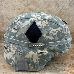 Helmet Collection, Advanced Combat Helmet (ACH), MSA, Size: Large, 101st Combat Aviation Brigade, Diamond, (♦), Type 1