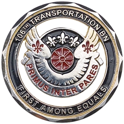 106th Transportation Battalion "First Among Equals", LTC / CSM, #377, Type 4