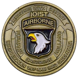 101st Airborne Division (Air Assault), Division Commander, Iraq Saudi Arabia, 1 1/2", Type 1