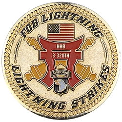 HHB. 3rd Battalion, 320th Field Artillery Regiment "Lighting Strikes", Type 1