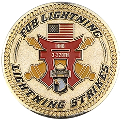 HHB. 3rd Battalion, 320th Field Artillery Regiment "Lighting Strikes", Type 1