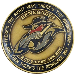 E Company, 5th Battalion, 101st Aviation Bde "Renegades", Type 1