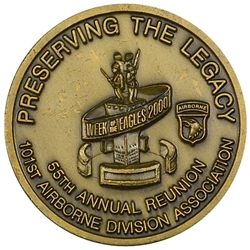 101st Airborne Division (Air Assault), 55th Annual Reunion, 1 1/2", Type 3