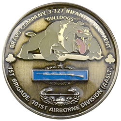 Bravo Company, 3rd Battalion, 327th Infantry Regiment, "Bulldogs" (♣), #200, Type 1