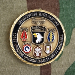 Challenge Coin, 101st Airborne Division (Air Assault), Division Command Sergeant Major, DCSM Marvin L. Hill