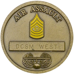 101st Airborne Division (Air Assault), Division Command Sergeant Major, DCSM West, Type 2