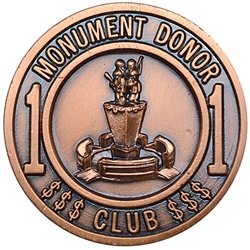 101st Airborne Division Monument Donor Club, Type 1