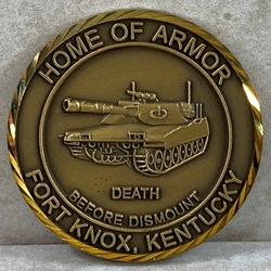 Fort Knox, Kentucky, Home of Armor / Cavalry, Type 1