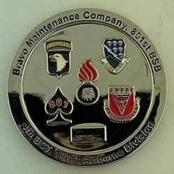 Bravo Company, 801st Brigade Support Battalion, "BullDawgs"(♠)