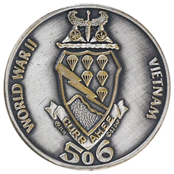 506th Infantry Regiment, Currahee, Edge Numbered 0285, Type 1