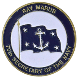 Secretary of the Navy, 75th United States Secretary of the Navy Raymond Edwin Mabus Jr