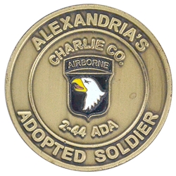 Charlie Company, 2nd Battalion, 44th Air Defense Artillery, Alexandria's Adopted Soldier