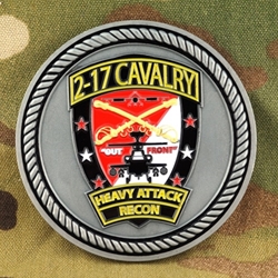 Heavy Attack Recon, 2nd Squadron, 17th Cavalry Regiment "Out Front", 2 7/16"