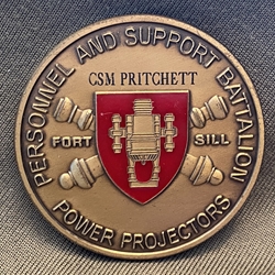 Personnel & Support Battalion at Fort Sill, Oklahoma