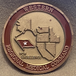 Western Regional Medical Command, Commanding General's Coin  - CLONED