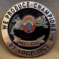 501st Corps Support Group, We Produce Champions Of Logistics