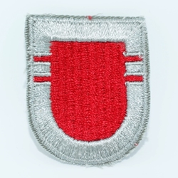 Beret Flash, LRSD, 2nd Infantry Division, Merrowed Edge